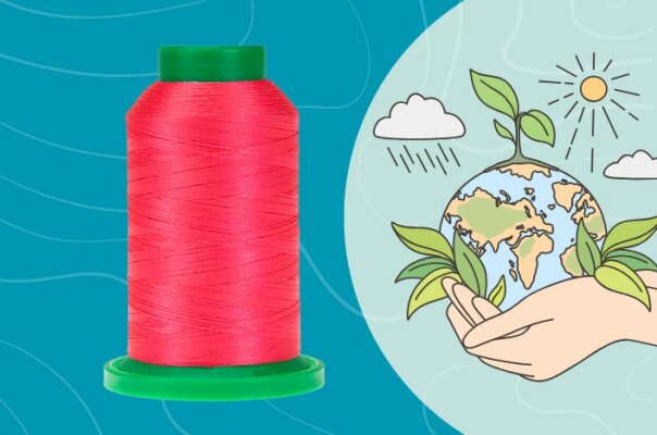 Amann Isacord &amp; Mettler Polysheen Stickgarne jetzt nachhaltig – aus recyceltem Material! - Nachhaltige Stickgarne Amann Isacord &amp; Mettler Polysheen