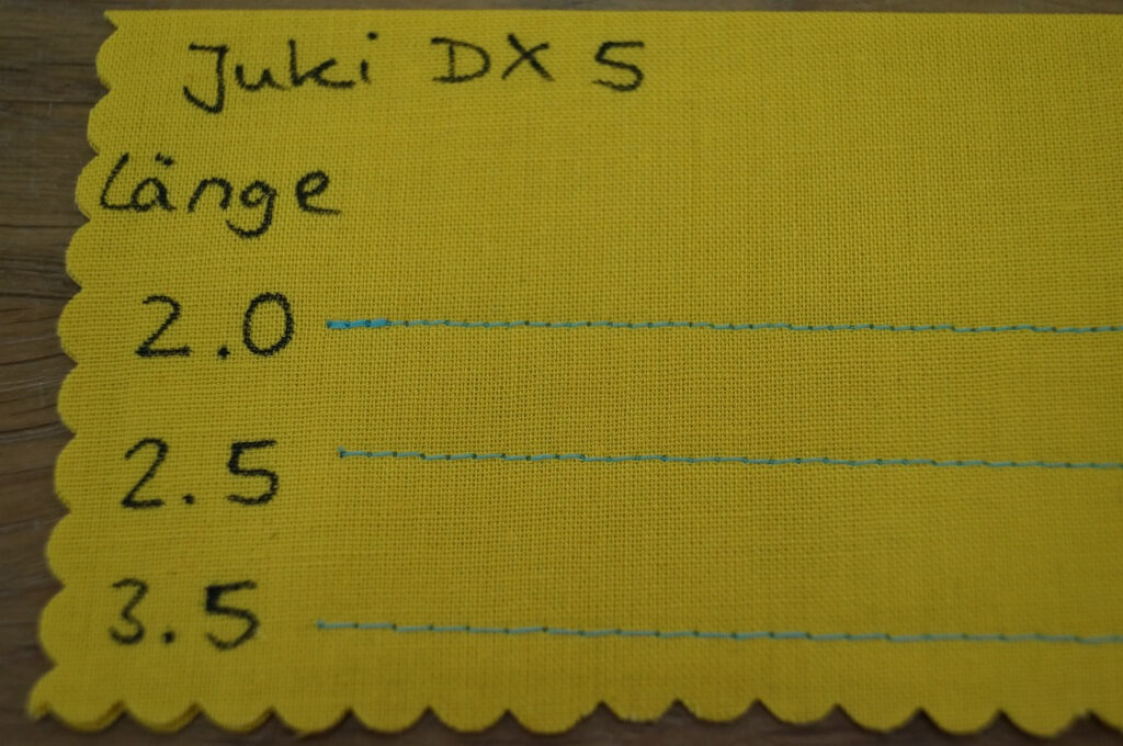 Juki DX5 im Nähmaschinentest