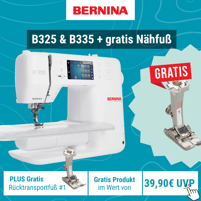 Bernina B325 & B335 + Gratis Nähfuß