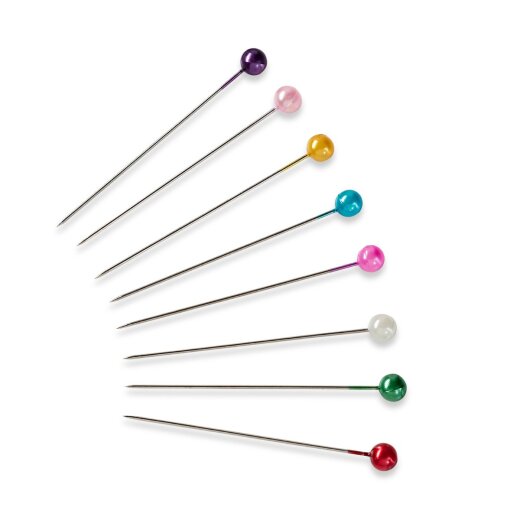 Prym Perlkopf-Stecknadeln 0,58 x 40 mm bunt sortiert