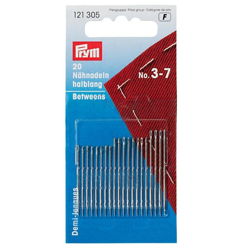 Prym Naehnadeln halblang ST 11 0,50 x 26 mm silberfarbig