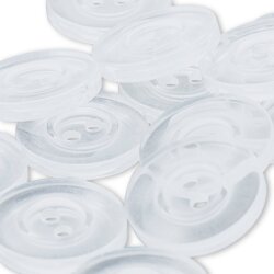 Prym Waescheknoepfe Kunststoff 26 17 mm transparent