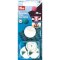 Prym ueberziehbare Knoepfe ohne Werkzeug MS 29 mm silberfarbig