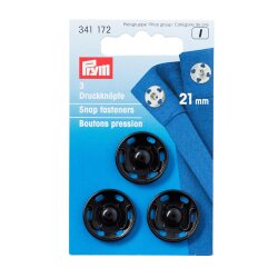 Prym Annaeh-Druckknoepfe MS 21 mm schwarz