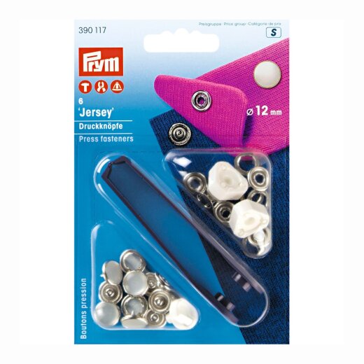 Prym NF-Druckknopf Jersey MS Perlkappe 12 mm