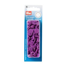 Prym NF Druckkn Color Snaps rund 12,4 mm lila