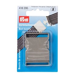 Prym Guertelschnalle 30 mm silberfarbig matt