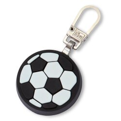 Prym Fashion-Zipper fuer Kinder Fussball schwarz/weiss