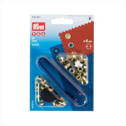 Prym oesen MS 4,0 mm goldfarbig