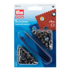 Prym oesen und Scheiben MS 5,0 mm alteisen