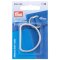 Prym Halbrundringe 40 mm silberfarbig