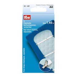 Prym Betttuchspanner Elastic 18 mm weiss