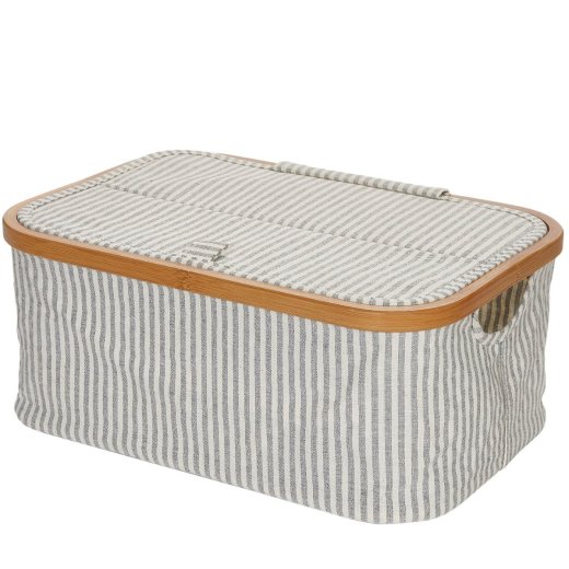 Prym Box Canvas & Bamboo faltbar grau