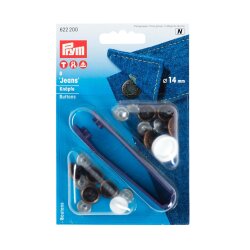 Prym NF-Jeans-Knoepfe Lorbeerkranz MS 14 mm altkupfer