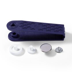 Prym NF-Jeans-Knoepfe glatt MS 17 mm silberfarbig