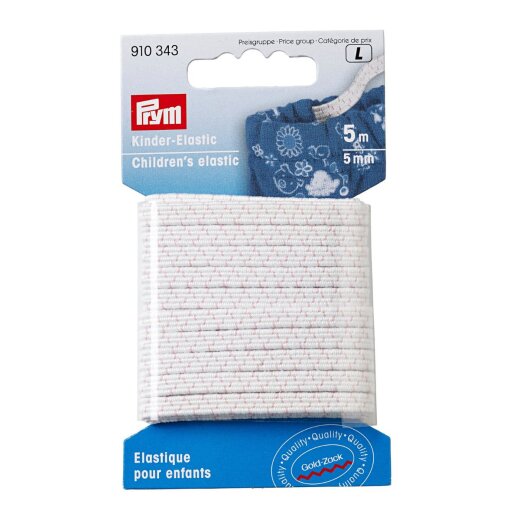 Prym Kinder-Elastic 5 mm weiss