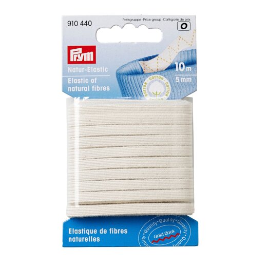 Prym Natur-Elastic 5 mm rohweiss