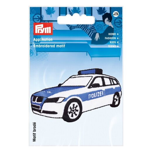 Prym Appl. Polizeiauto weiss/blau