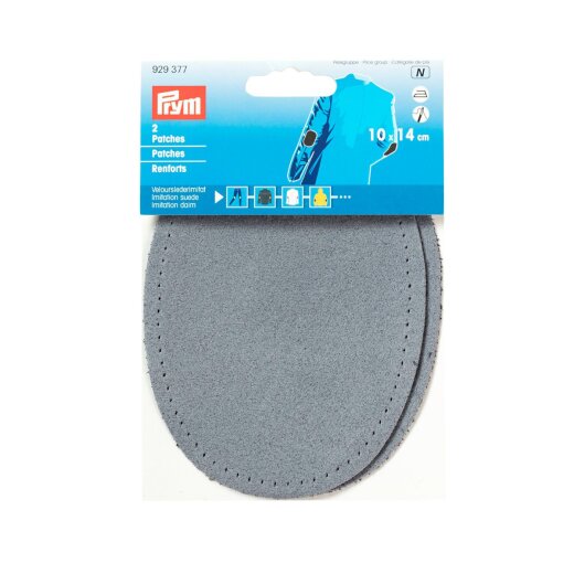 Prym Patches Velourslederimitat (buegeln) 10 x 14 cm  jeansblau