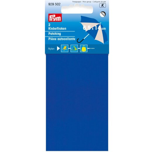 Prym Klebeflicken Nylon 6,5 x 14 cm blau