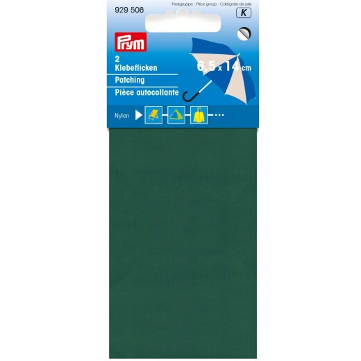 Prym Klebeflicken Nylon 6,5 x 14 cm gruen