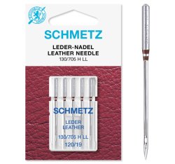 Schmetz Leder-Nadel 5 St&uuml;ck Nm120 130/705H LL