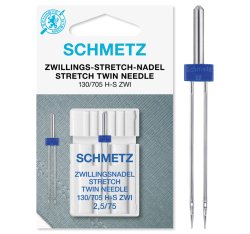 Schmetz Zwillings-Stretch-Nadel 2,5 / Nm 75 130/705 H-S ZWI