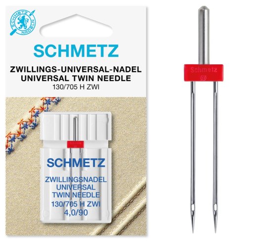 Schmetz Zwillings-Universal-Nadel 4,0 / Nm 90 130/705 H-S ZWI