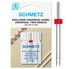 Schmetz Zwillings-Universal-Nadel 2,0 / Nm 80 130/705 H-S...