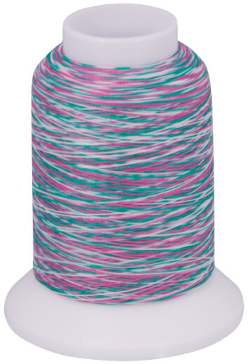 Babylock Multicolor-Bauschgarn – Rosa/Grün/Weiß