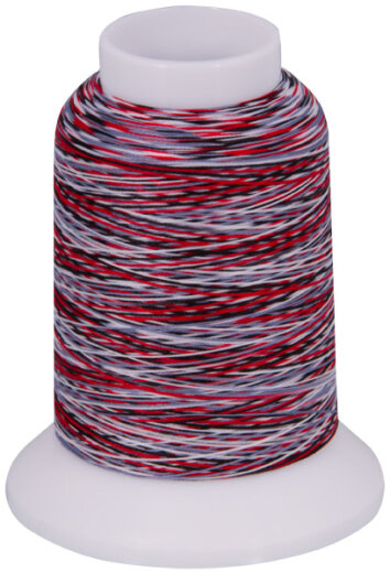 Babylock Multicolor-Bauschgarn – Schwarz/Rot/Weiß