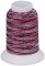 Babylock Multicolor-Bauschgarn – Schwarz/Rot/Weiß