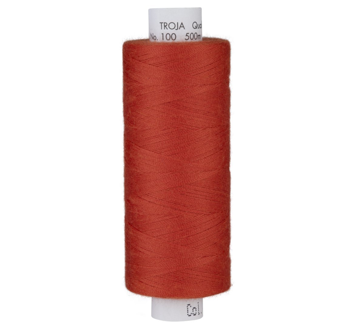 Amann Troja Nähgarn – 500 M, Stärke 100, Farbe Lachs (0135) – 100% Polyester, Für Alle Stoffe & Nähmaschinen