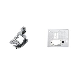 Janome AcuFeed 1/4-Zoll-Fuß mit Stichplatte...