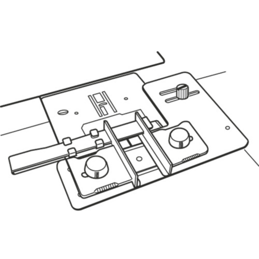 Janome Bandnähführung für Gruppe ABCDEFNOP