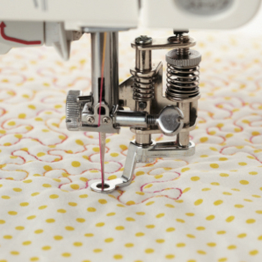 Janome Free Motion Quiltfuß-Set umbaufähig (Stickmaschinen- Hochschaft) (*nicht fur Skyline S3) (*nicht für MC 6500) QB-H