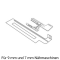 Janome Knopflochklemmschiene (9mm) 859-832-005