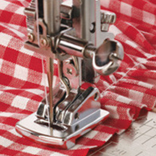 Janome Kräuselfuß V (9mm) für Gruppe NOP