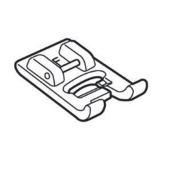 Janome Satinstichfuß F geschlossen (Metall) 200-129-002