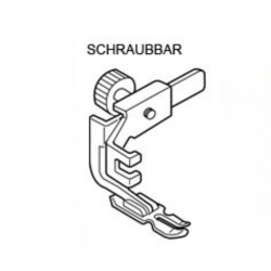 Janome Verstellbarer Reißverschlussfuß (Tiefschaft/schmal) (*nicht für MC 6600 / MC 7700) 941-595-000