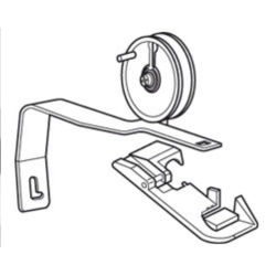 Janome Bandnähfuß mit Bandroller 202-033-004
