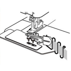 Janome Bandführung 2000 CPX (42mm / 12mm)(Klarsicht) für Gruppe I