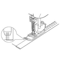 Janome Klarsichteinsatzfuß 2000 CPX für Gruppe I