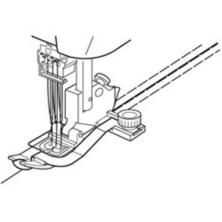 Janome Mittelkantenfuß 2000 CPX 795-819-108