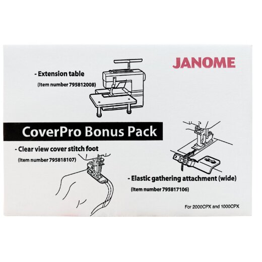 Janome Bonuskit (795 812 008, 795 818 107 en 795 817 106) 796-401-003