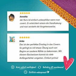 Courleys Online Nähkurs - Basiswissen zum Covern