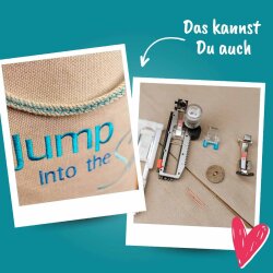 Courleys Online Nähkurs - Nähmaschinenfüsschen von A-Z