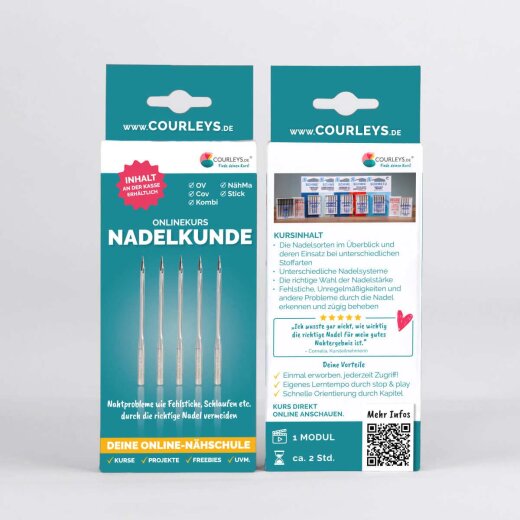 Courleys Online Nähkurs - Nadelkunde