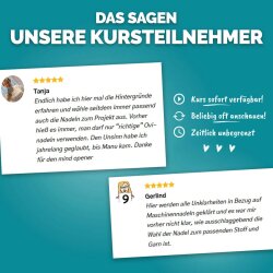Courleys Online Nähkurs - Nadelkunde