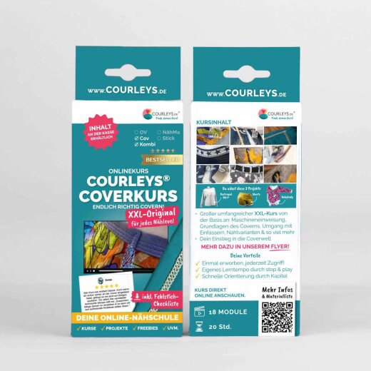 Courleys Online Nähkurs - Großer Coverkurs XXL